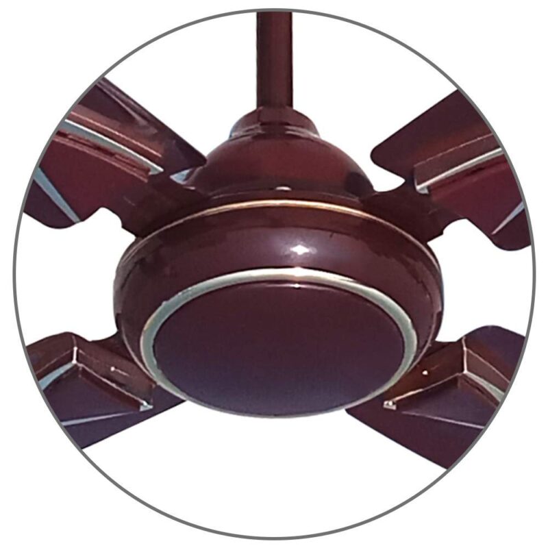 ACTIVA 850 RPM HIGH Speed Galaxy-1 (600 MM) 4 Blades Anti dust coating Ceiling Fan with 2 Years Warranty (Deco Brown) - Image 8