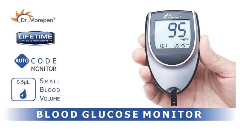 Dr. Morepen GlucoOne Blood Glucose Monitor Model BG-03 with 25 Strips - Image 3