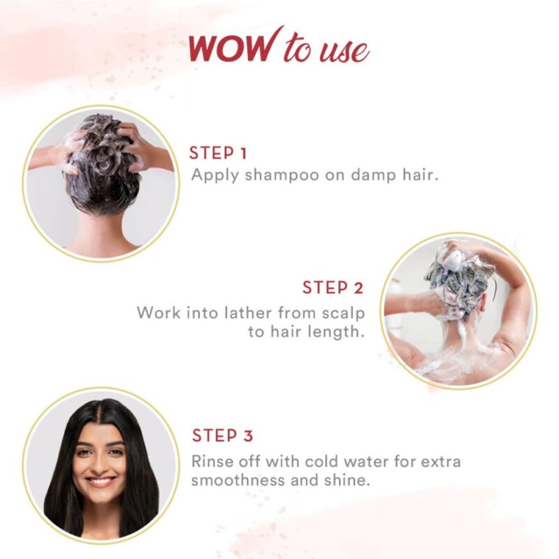 WOW Skin Science Apple Cider Vinegar Shampoo with DHT Blockers | Gentle & Natural Detox Formula that Helps Remove Buildup | For Men & Women 300ml - Image 4