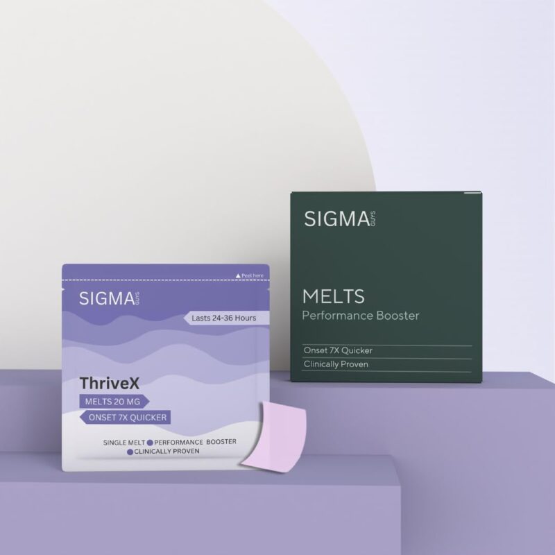 SIGMA GUYS ThriveX Ultra Vitality Melts Helps Increase Performance & Strength | For Men | Lasts upto 36 Hours | Pack of 8 - Image 2