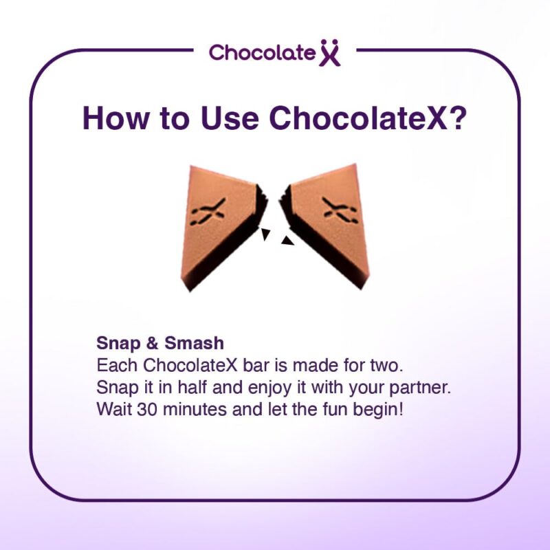 ChocolateX Box | Ideal Chocolate Gift Box for Men & Women | Mood Uplifting Chocolate for Couples and Singles, Vegetarian & Gluten Free - Image 5