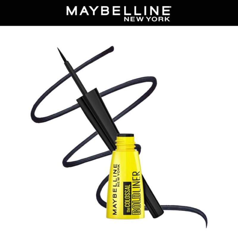 Maybelline New York Colossal Bold Pencil Eyeliner, Black, 3Ml, Matte Finish - Image 2