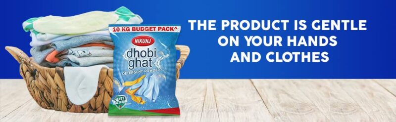 Dhobighat Detergent Powder, 10 kg Super Value Pack - Image 3