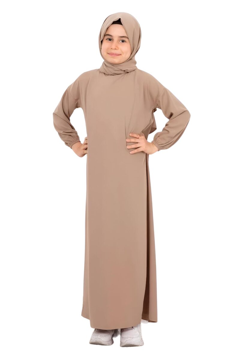 40 inch Long Burqa for Kids (Skin) - Image 3