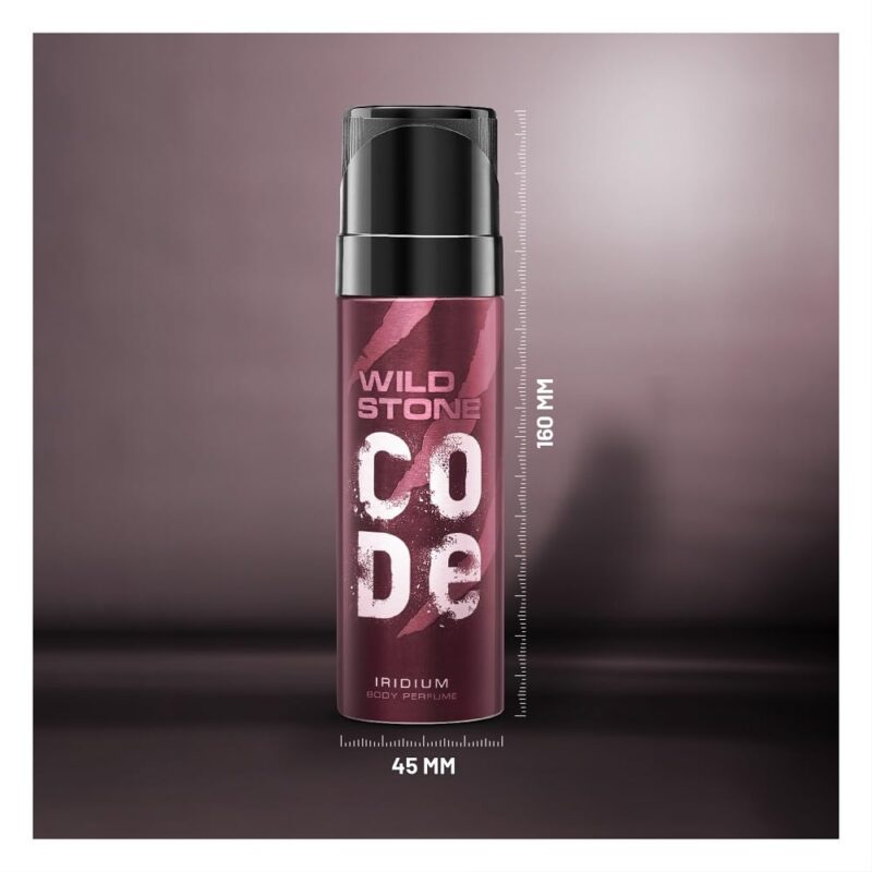 4x Wild Stone CODE Iridium Body Perfume for Men, 150ml - Pack of 4 - Image 3