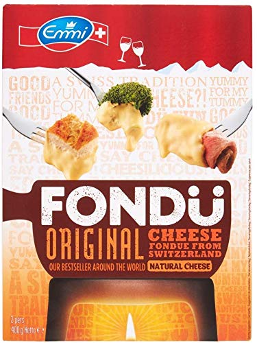 Emmi Fondue Original Cheese 400g 14oz. (Product of Switzerland)