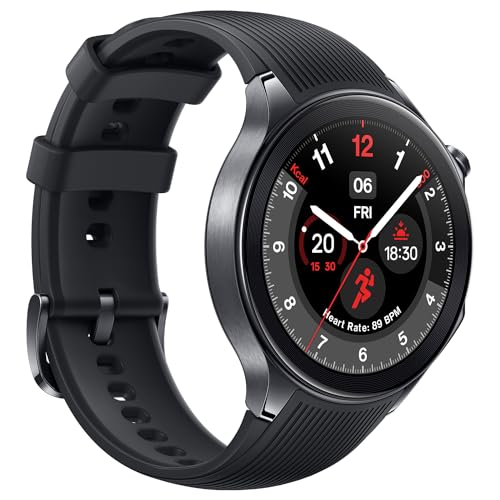 OnePlus Watch 2 with Wear OS4,Snapdragon W5 Chipset,Upto 100 hrs Battery Life,1.43 AMOLED Display,Stainless Steel & Sapphire Crystal Build,Dual Frequency GPS,IP68 & Bluetooth Calling (Black Steel) - Image 7