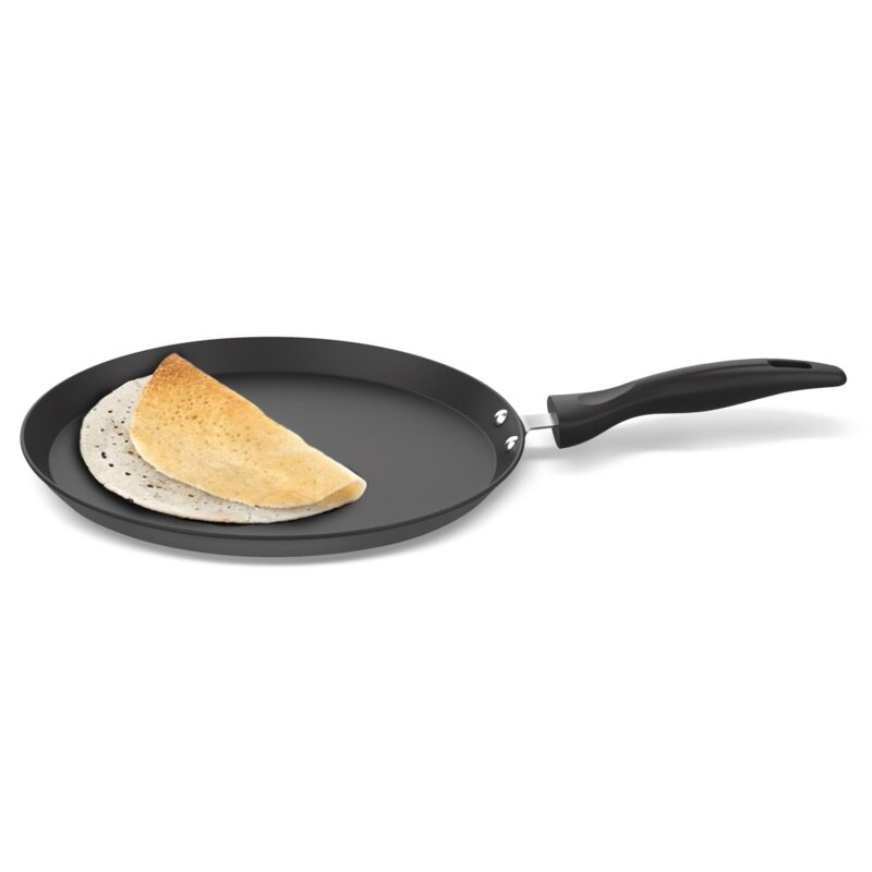 Preethi Daily Collection Non Stick Tawa | 5 Star Non Stick Performance | Grey | 28 cm - Image 2