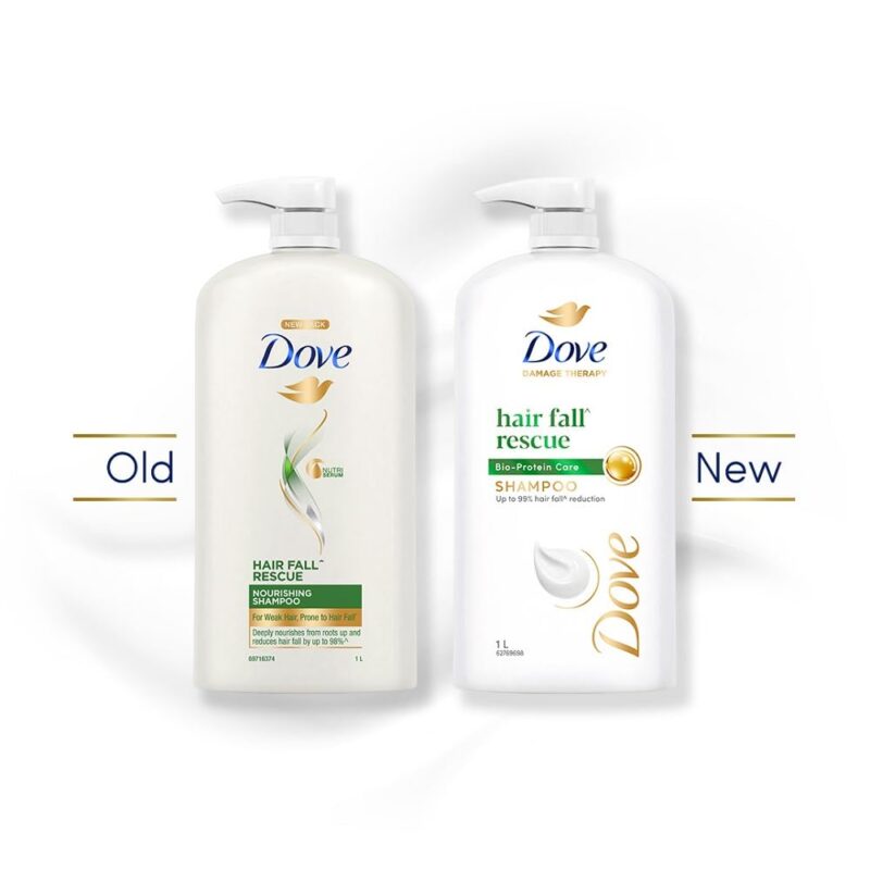 Dove Hair Fall Rescue Shampoo For Weak Hair, 1 Ltr - Image 6