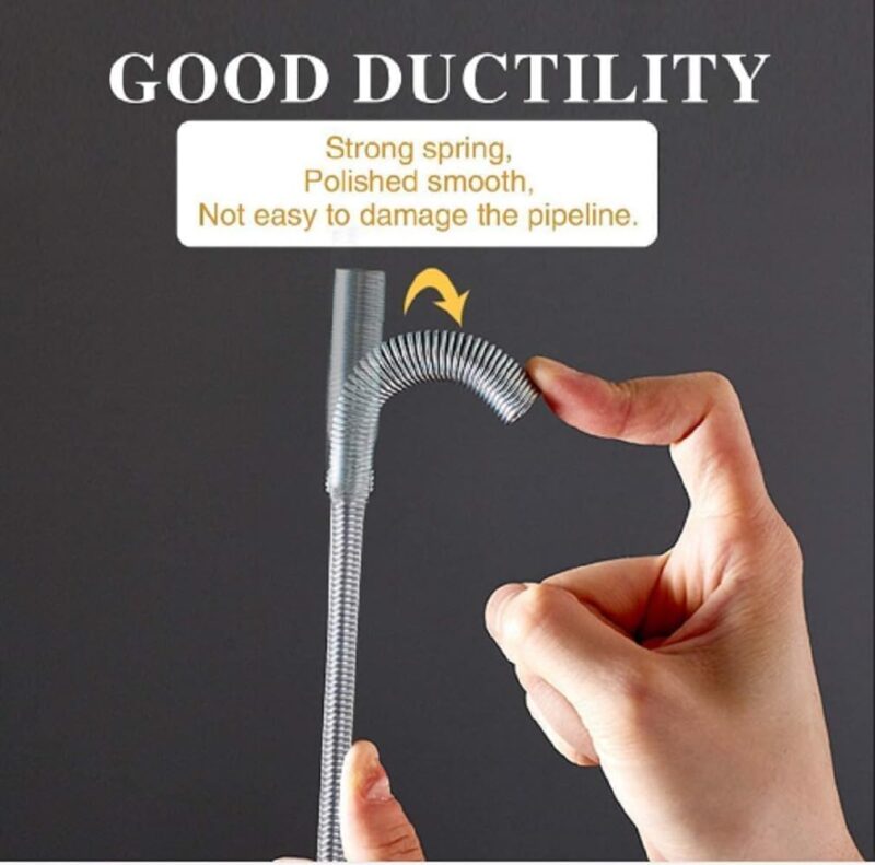 H.N.P ENTERPRISE Drain Cleaner Stick - Multipurpose Stainless Steel Long Hair and Dirt Removal for Drain, Sink, Bathtub, Sewer Cleaning - Image 7