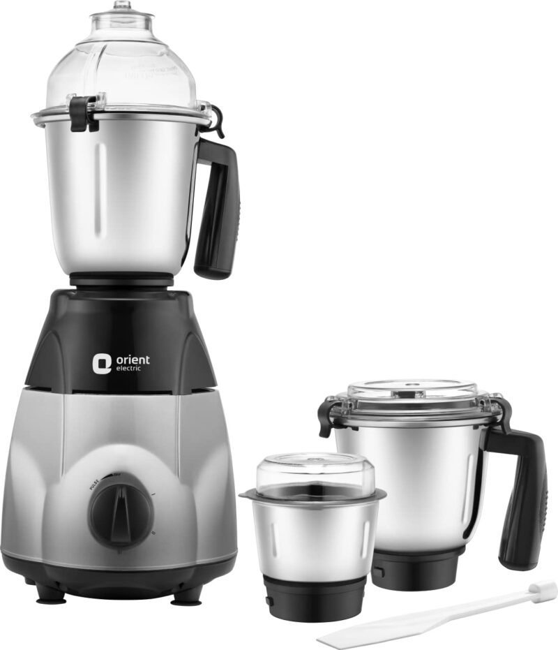 Orient Electric Chefspecial 1200W 3 jar Mixer Grinder (MGCS120G3/Black & Silver) - Image 2