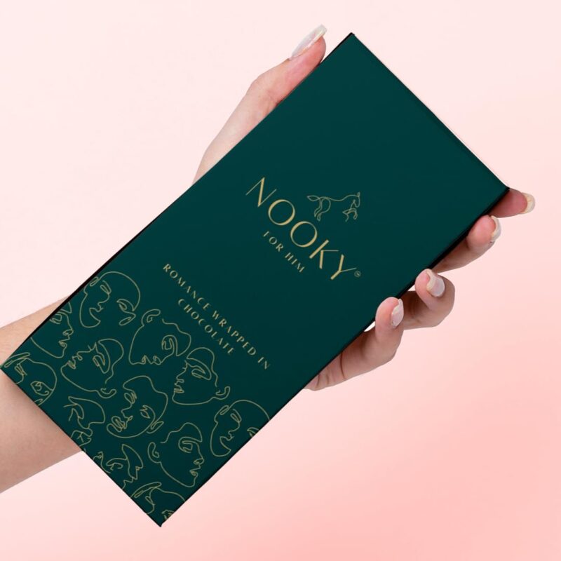 Nooky Dark Chocolate for Him | Pack of 3 I Luxurious Dark Chocolate for Uplifting Mood, Gift for Man, Ideal for Him, Valentine Gift for Boyfriend, Delight Mood Chocolate, Vegan and Gluten-free - Image 5
