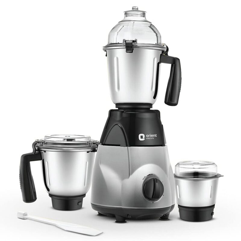 Orient Electric Chefspecial 1200W 3 jar Mixer Grinder (MGCS120G3/Black & Silver) - Image 3