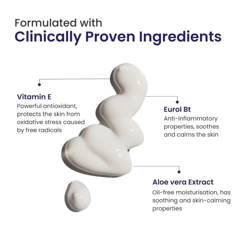 RE' EQUIL Oxybenzone and OMC Free Sunscreen For Oily, Sensitive & Acne Prone Skin | Prevents Acne Breakouts | No White Cast | SPF 50 PA+++ | 50g - Image 3