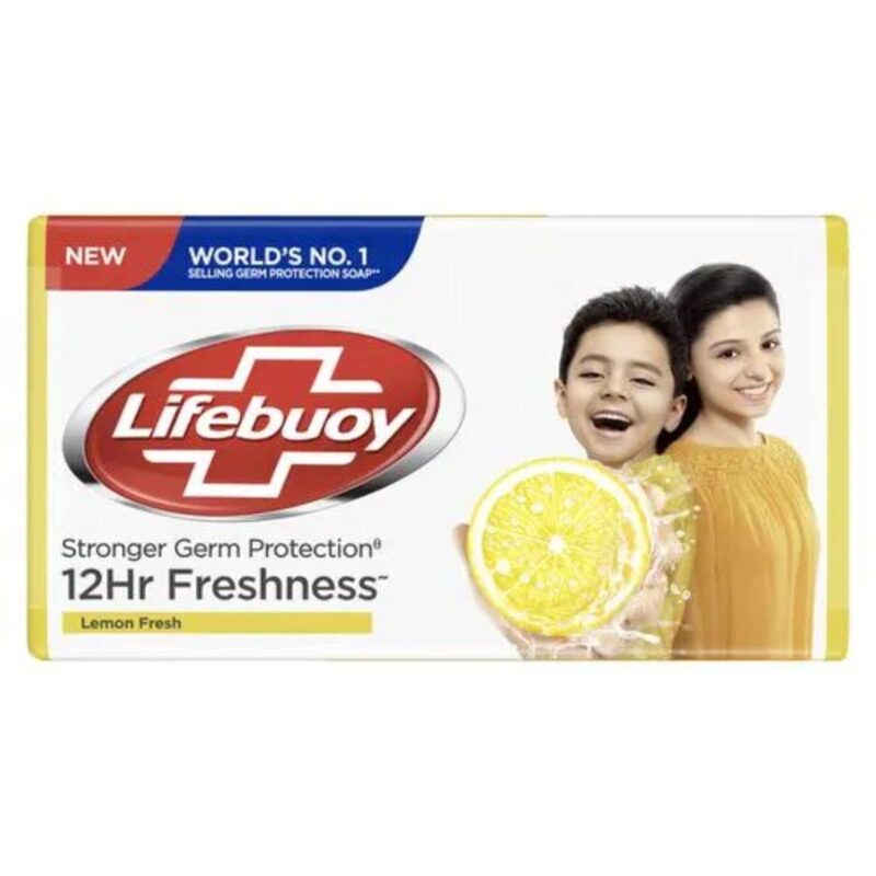 Lifebuoy Lemon Fresh Soap Bar, 4x100g - Image 2