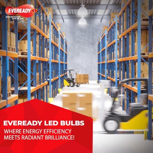 Eveready 40W LED Hammer Bulb | High CRI & High Efficiency | Energy Efficient | Mercury-Free | 4KV Surge Protection | 100 Lumens Per Watt | Cool Day Light (6500K) (Pack of 2) - Image 3