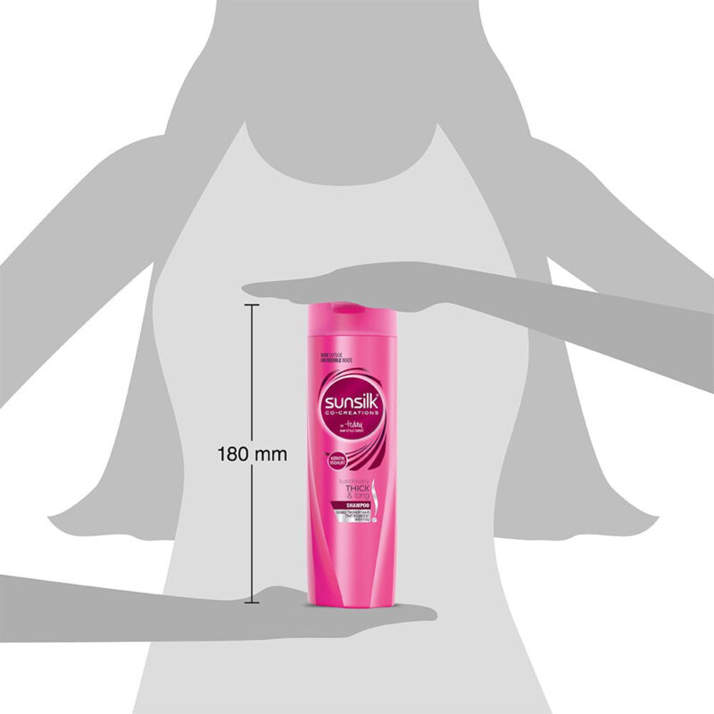 Sunsilk Lusciously Thick & Long Shampoo 180 ml - Image 3