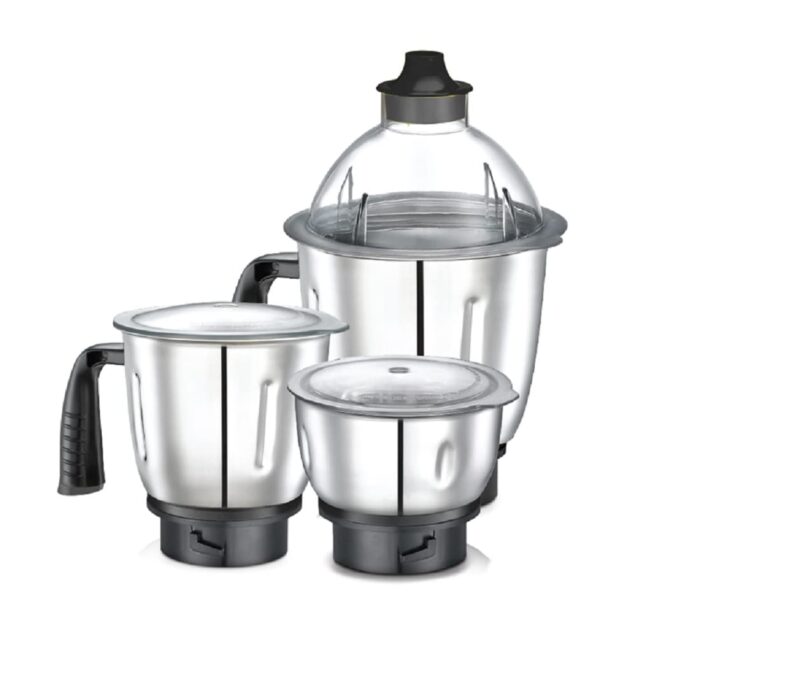 Prestige Endura 1000W Mixer Grinder with Ball Bearing Technology(Stainless Steel 4 Jars, Black & Silver) - Image 3