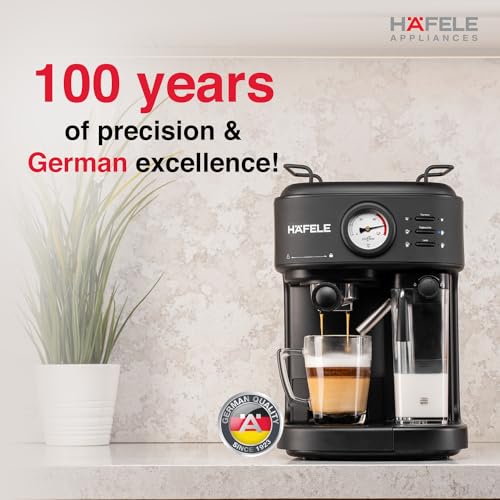 Hafele U-Kaffee Plus Coffee Machine, 15-Bar Pump Pressure, Single/ Double Espresso, Cappuccino & Latte,Removable Milk Tank (600 ml), Seamless Frother System, Thermoblock Technology, 1250W - Image 2