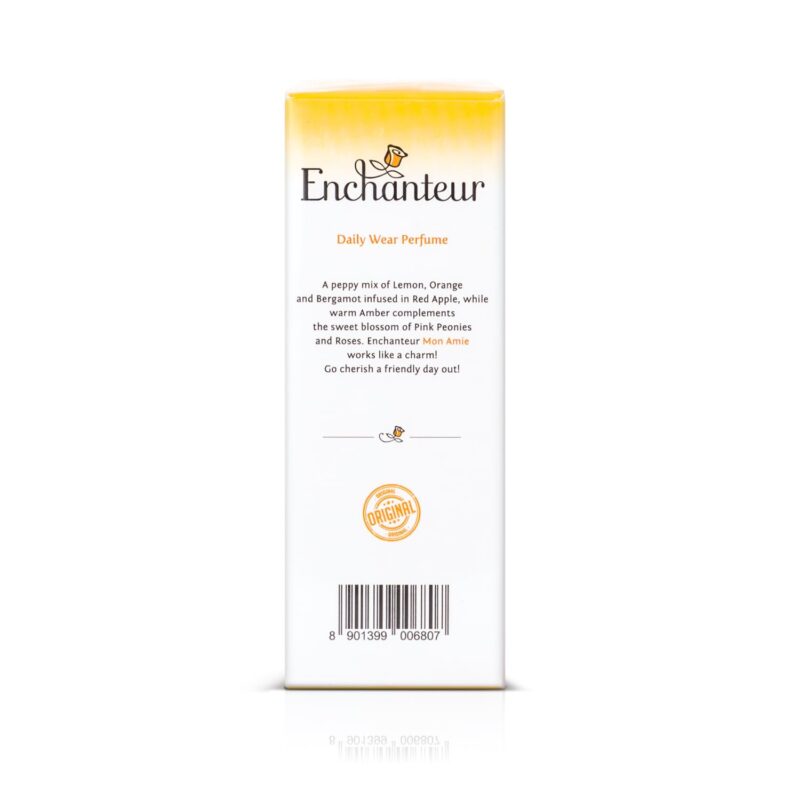 Enchanteur Mon Amie Liquid Lemon Perfume For Women, 50Ml - Image 6
