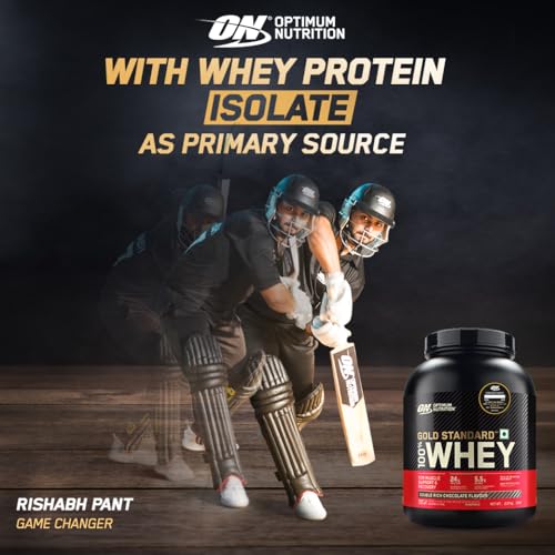 Optimum Nutrition (ON) Gold Standard 100% Whey Protein Powder 5 lbs, 2.27 kg (Double Rich Chocolate), for Muscle Support & Recovery, Vegetarian - Primary Source Whey Isolate - Image 12