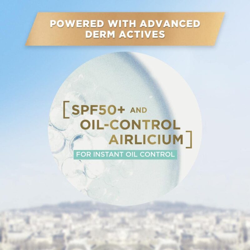 L’Oréal Paris Sunscreen, Lightweight Matte Sunscreen For Oily Skin, UVA & UVB Protection, With SPF 50 PA+++, Matte & Fresh, UV Defender Serum Protector, 50 ml - Image 4