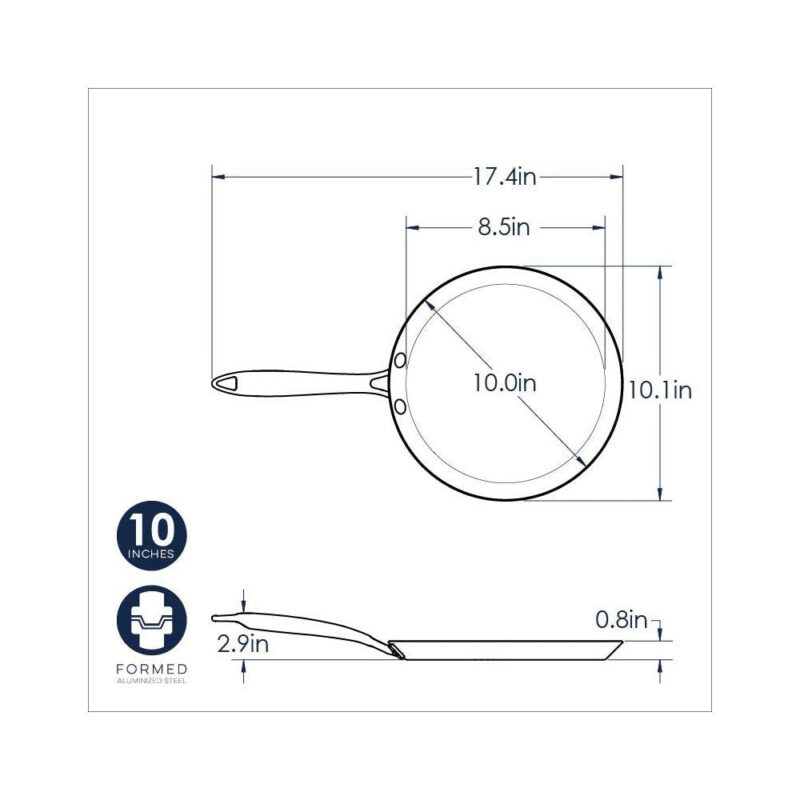 Nordic Ware 03460 Traditional French Steel Crepe Pan, 10-Inch - Image 5