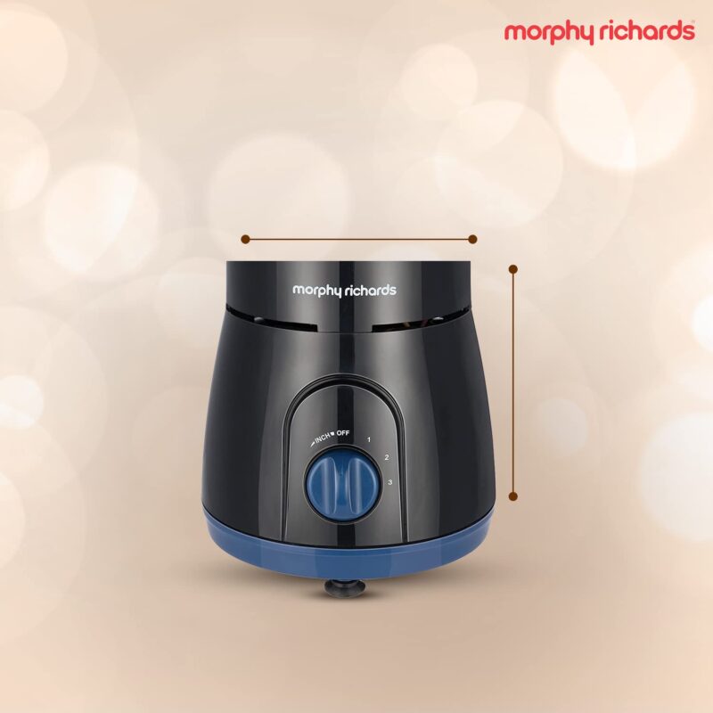 Morphy Richards 750W Relish 4 Jars Mixer Grinder, Black and Blue, Regular - Image 14