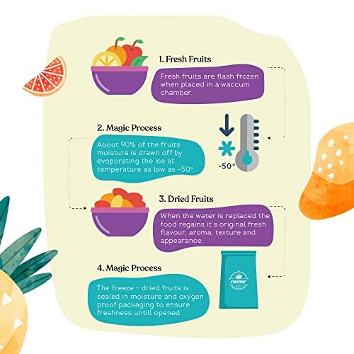 Nectar Superfoods Freeze Dried Lychee | No Preservatives, No Added Sugar Dried Fruit | 100% Natural, Vegan, Gluten Free | 20 gram Pouch (PACK OF 1) - Image 4