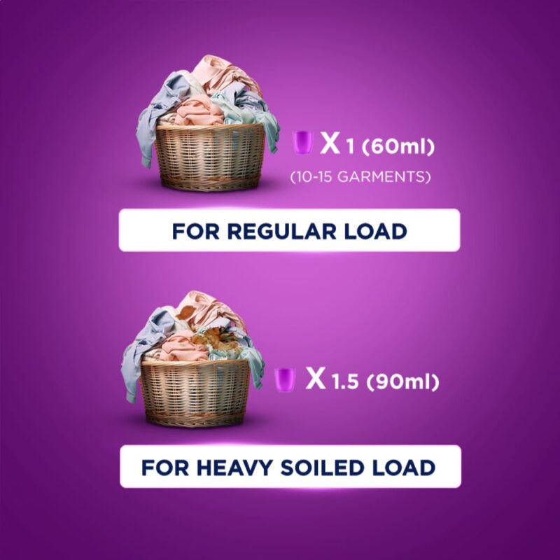 Surf Excel Matic Front Load Liquid Detergent 3.2 L Refill, Designed for Tough Stain Removal on Laundry in Washing Machines - Mega Pack - Image 2