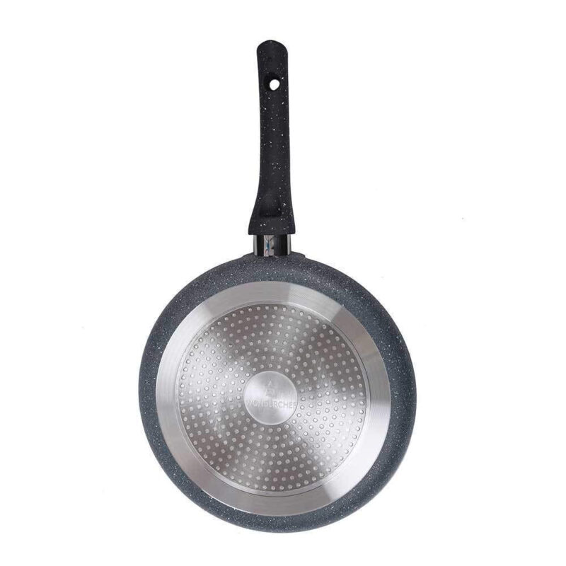 Wonderchef Granite Forged Non-Stick and PFOA-Free Aluminium Indian Cooking Dosa Tawa Crepe Pan, 24 cm Pan, Grey - Image 2