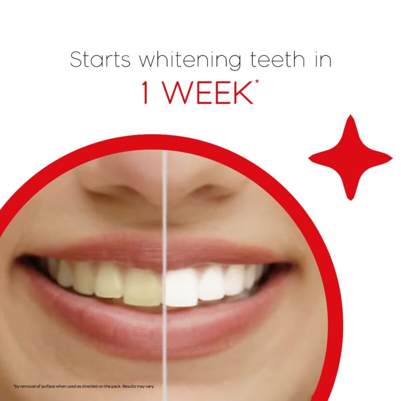 Colgate Visible White Toothpaste, Teeth Whitening Starts in 1 week, Safe on Enamel, Stain Removal Tooth Paste and Minty Flavour for Fresh Breath (200g + 40g, Combo Pack) - Image 9