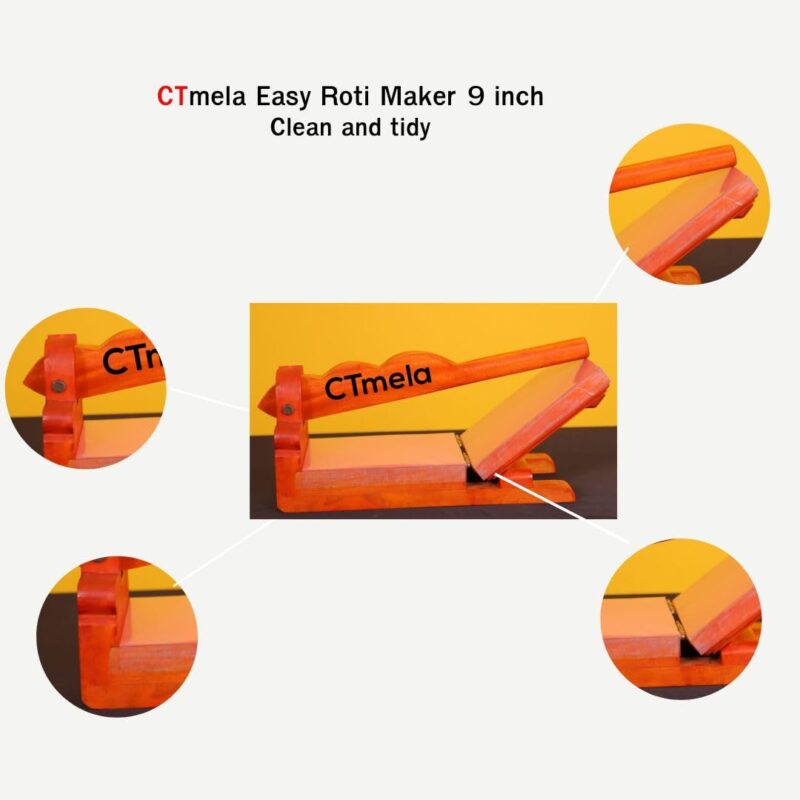 CTmela chapati maker | wooden chapati maker | 9 inch best quality | Roti Maker - Image 4