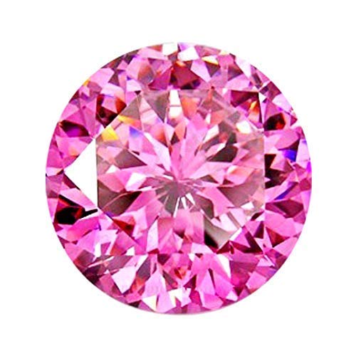 Kirti Gems Lab Certified Round Pink American Zircon Gemstone 7.25 Ratti Jarkan Faceted Cut Loose Gemstone - Image 4