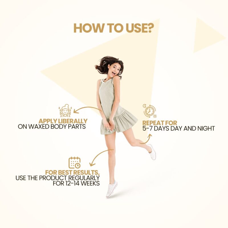 NEUD Natural Hair Inhibitor Lotion For Reduction of Unwanted Body and Facial Hair in Men and Women - 1 Pack (80g) - Image 5