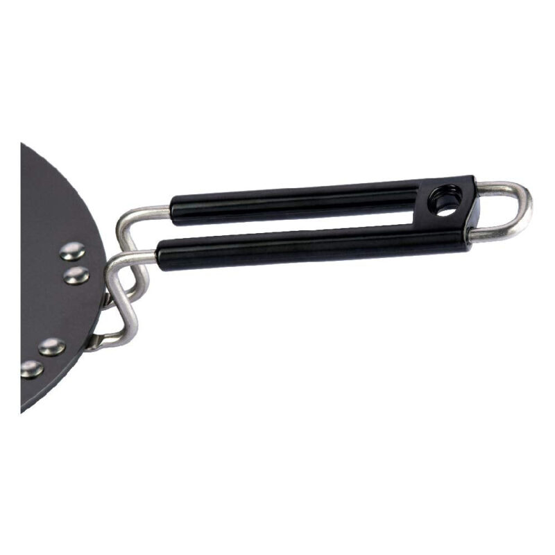 Vinod Black Pearl Hard Anodised Tawa - 22 cm | 4.25mm Thickness | Metal Spoon Friendly | Riveted Sturdy Handle | Long Lasting Roti, Paratha Tawa | 2 Year Warranty | Toxin Free - Image 3