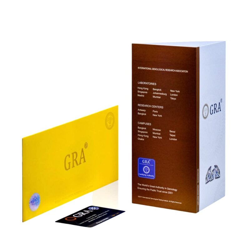 Moissanite Clear White D Color Round Brilliant Cut Loose Gemstone VVS1 Quality Moissanite Stone 1 Carat GRA Certified Loose Moissanite Stones (6.50 mm Heart & Arrow Cut) - Image 3