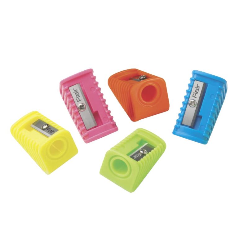 Flair Creative Series Shell Neon Pencil Sharpener Box Pack - Colourful Body