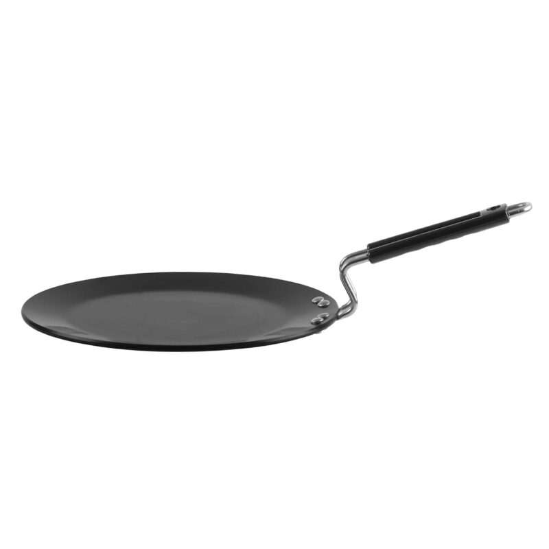 Vinod Black Pearl Plus Hard Anodised Roti/Paratha/Phulka Tawa, 25 cm Diameter with Riveted Sturdy Handle - 5.25 mm Thickness, Black (Induction and Gas Stove Compatible) - Image 5