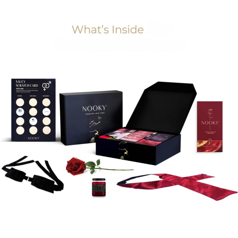 Nooky Dark Chocolate Magic Box |Pack of 6 items| Delight Mood Chocolate, Couple Gift, Chocolate Box for Gift, Chocolates Gift Pack Combo, Birthday Gift for Girlfriend, Birthday Gift for Husband Unique - Image 4