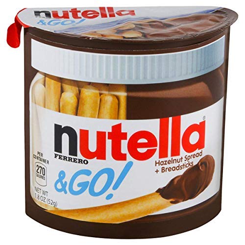 Nutella Ferrero & Go Hazelnut Spread & Malted Bread sticks, 48g (Pack of 2) - Image 7