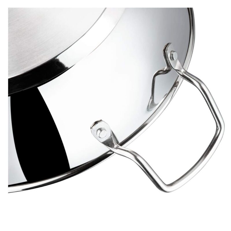 Vinod Cookware Induction friendly Kadai with Lid, 1.5 Litres - Image 3