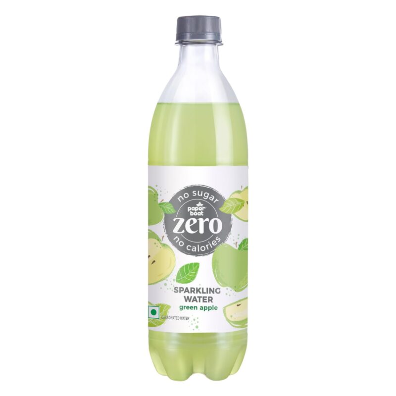 Paper Boat Green Apple Sparkling Water, 600ml each