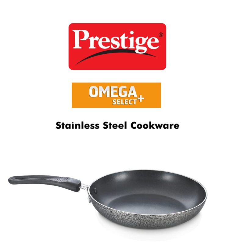 Prestige Omega Select Plus 18cm Non-Stick Fry Pan|Scratch and Abrasion Resistant|3 Layer Coating| Non-Induction|Black|1year Warranty - Image 7