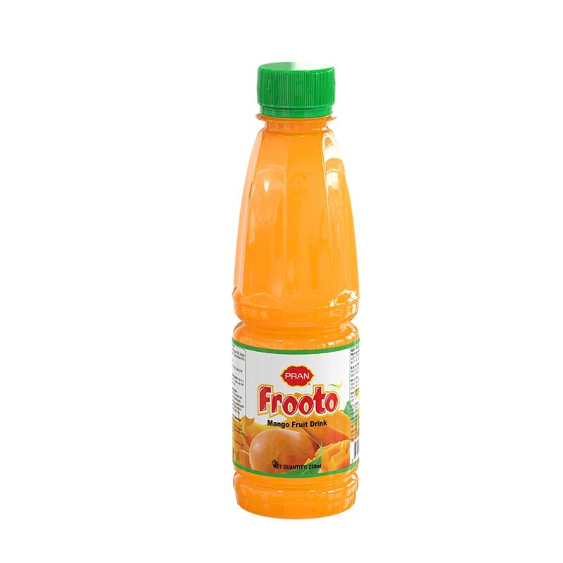 Pran Frooto Mango Fruit Drink, 250ml (Pack of 24)