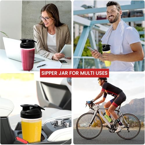 Taurus Nourish Mixer Grinder|5 Jar&2 Storage Jar For Smothies,Coffee,Dry fruits & Wet Grinding|600 W,Copper Motor|3 Blades Including Froth Blade with 2 Sipper & 1 Seasoning Cap|2 Yr Warranty - Image 6