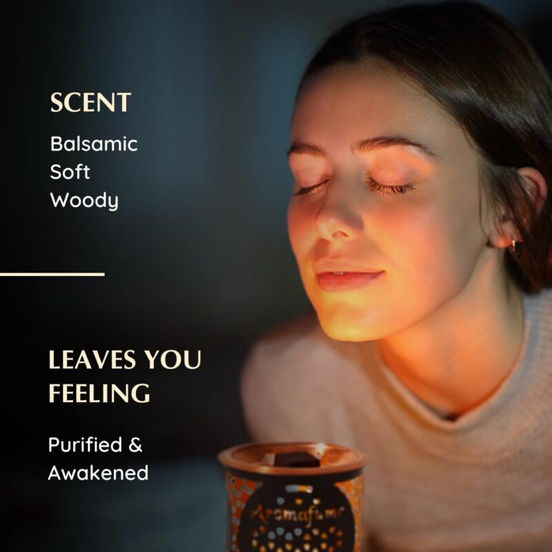 Aromafume Frankincense Incense Bricks Refill Pack | 3 Trays X 9 Bricks | Boswellia Carterii & Boswellia Serrata Extract, Native To East Africa & India | Calms & Relaxes | Low-Smoke & Non-Toxic - Image 6