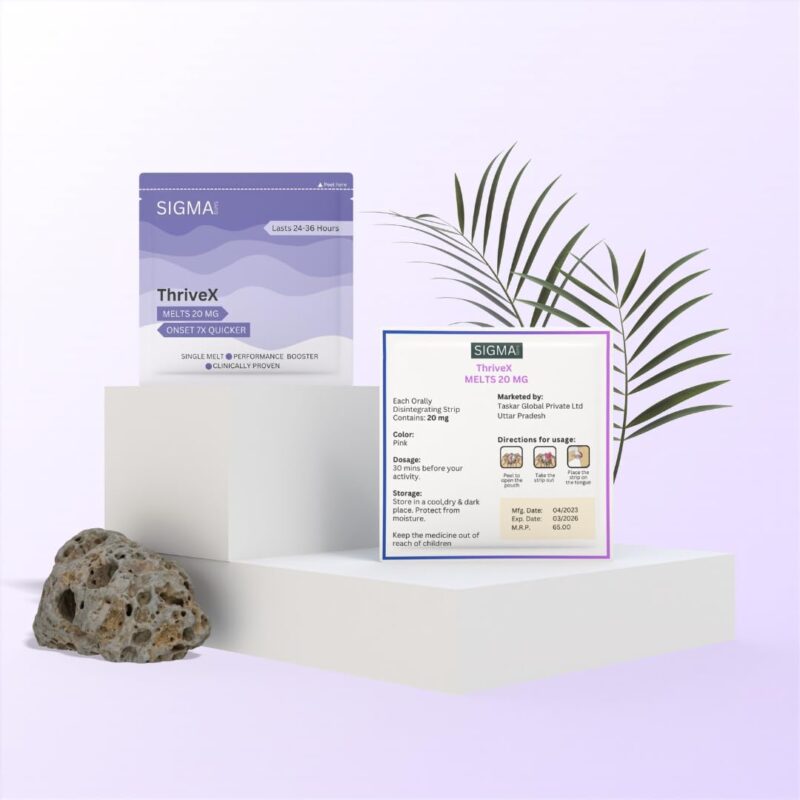 SIGMA GUYS ThriveX Ultra Vitality Melts Helps Increase Performance & Strength | For Men | Lasts upto 36 Hours | Pack of 8 - Image 3