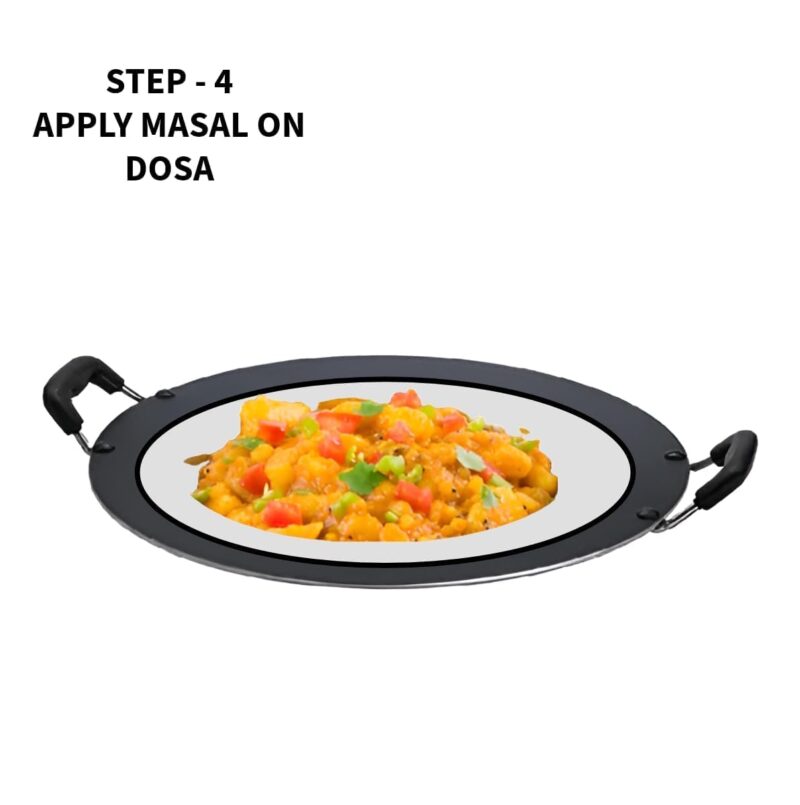 Irondeep Dosa, Pancake All Type Chilla Maker Machine And KDM Natural Iron + Tawa Gas Compatible Dosa Roti Chapati Pathiri Round Tawa (HEAVY TAWA) - Image 3