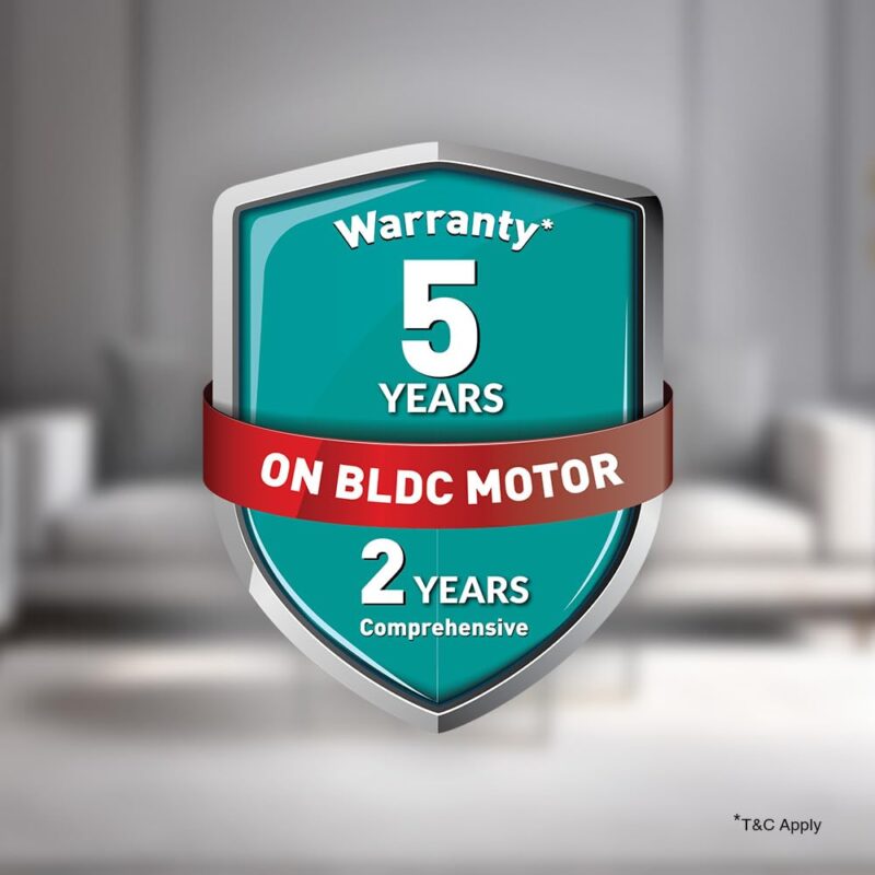 KUHL Platin D5 1200mm Stylish Power Saving BLDC Ceiling Fan with Remote | Down Light | 29W | 5 Star | Low Noise | IoT – Operate via Mobile & Alexa | Reverse Mode | Free Installation | White - Image 2